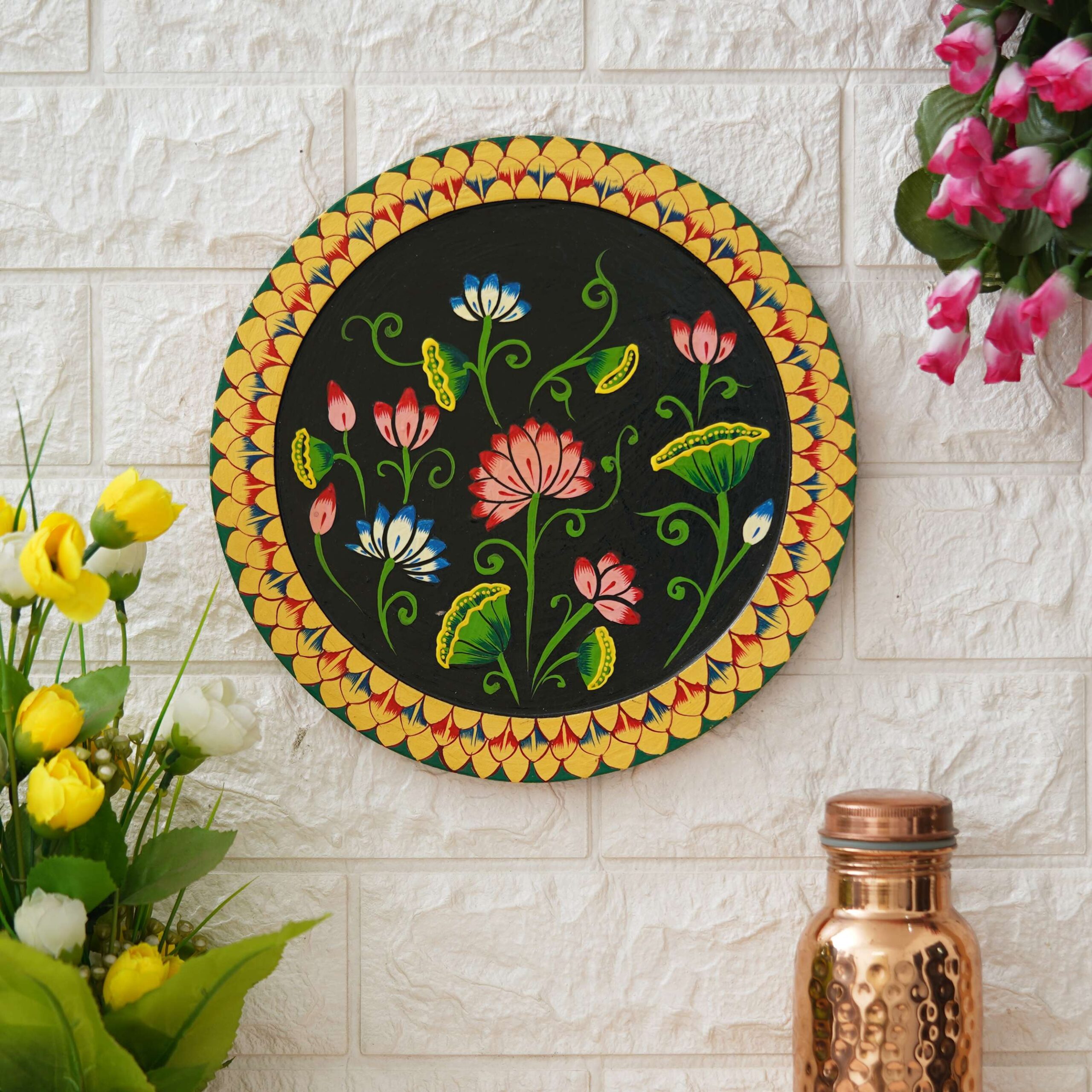 Vibrant Floral Pichwai Painting
