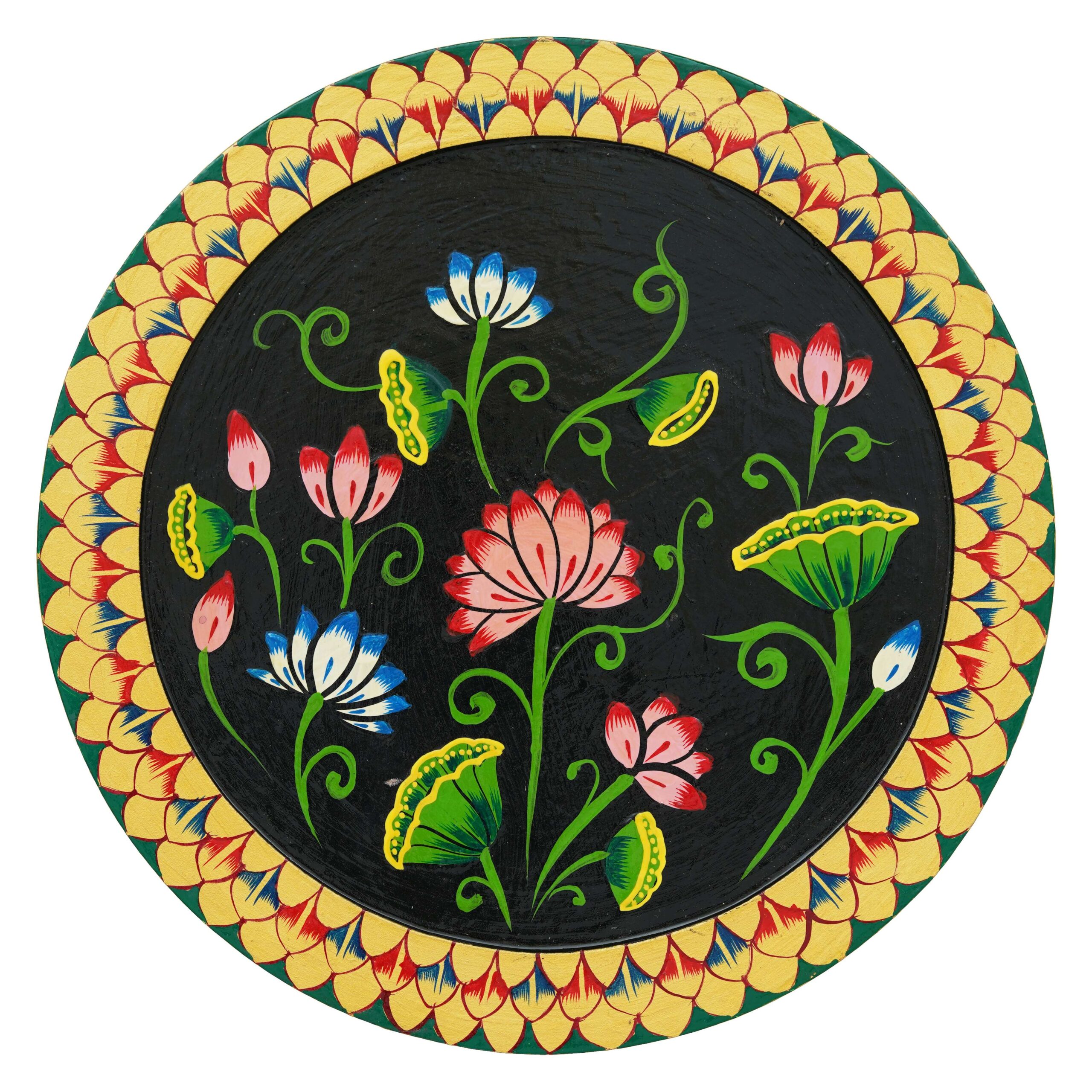 Vibrant Floral Pichwai Painting - Image 4