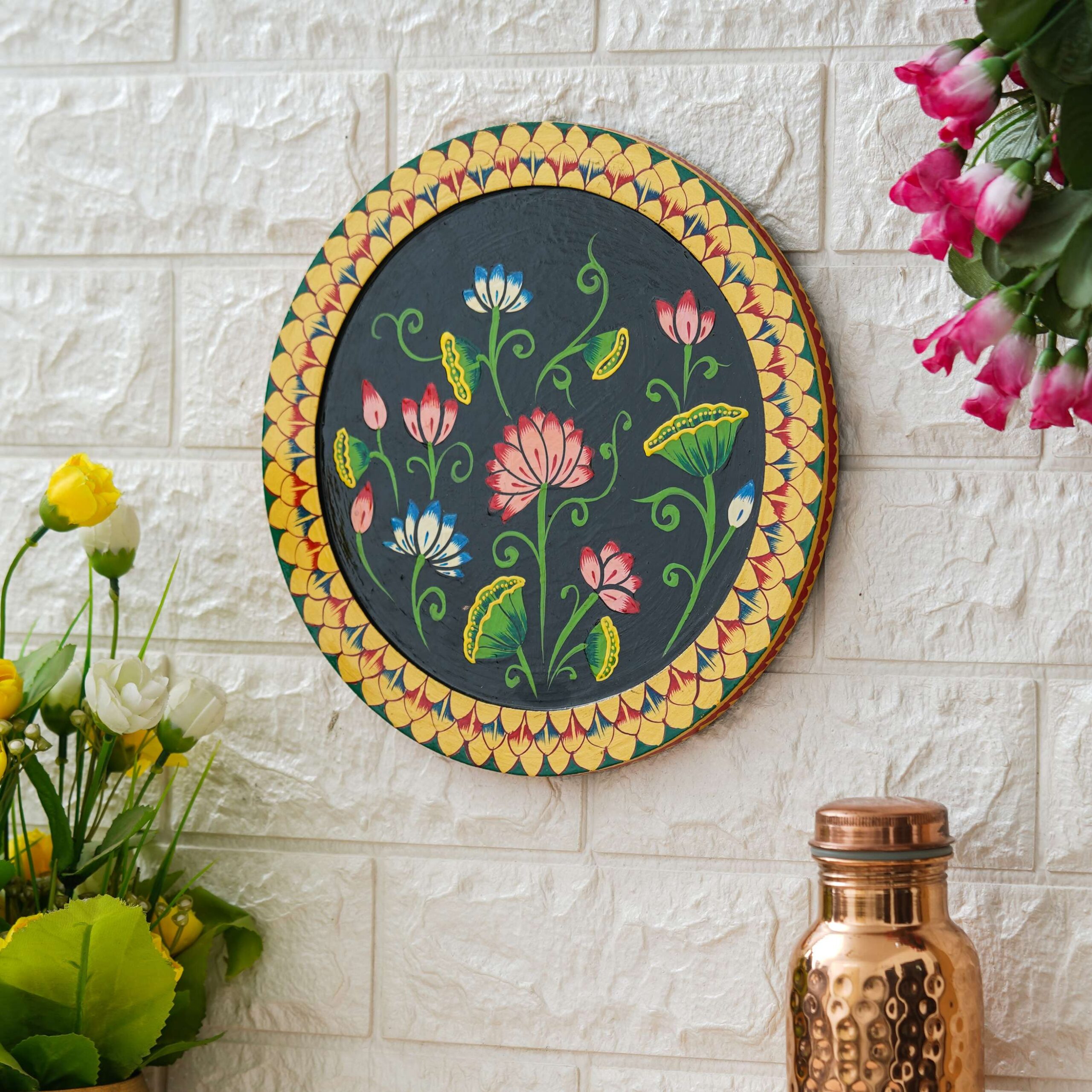 Vibrant Floral Pichwai Painting - Image 6